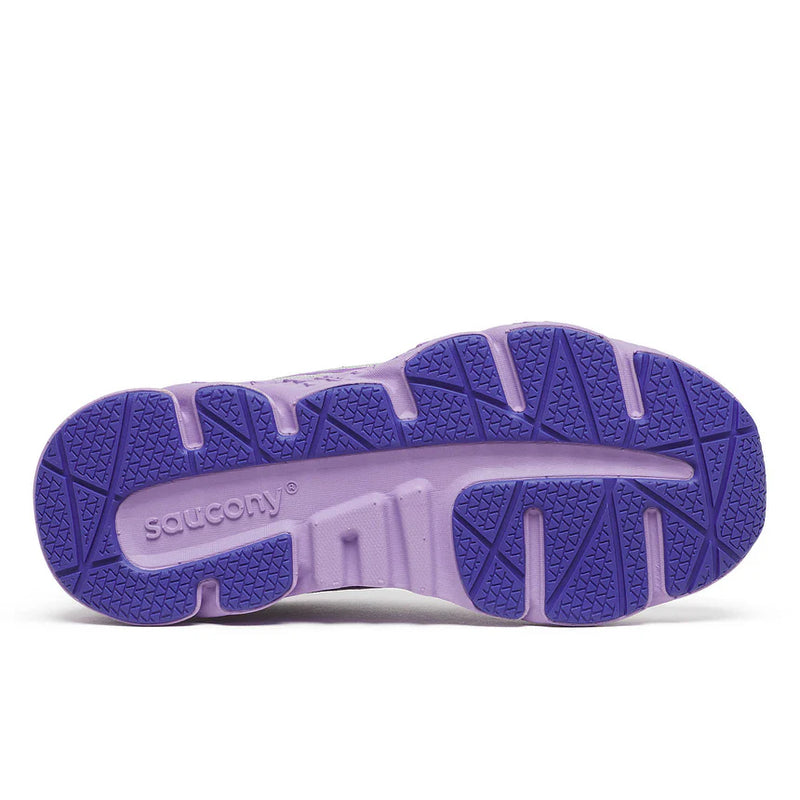 Saucony Silver/Purple Wind 3.0 Children's Sneaker