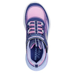 Skechers Navy Multi Sola Glow S-Lights Children's Sneaker