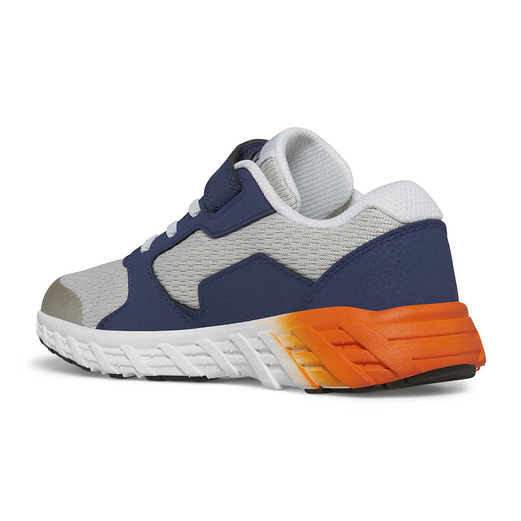 Saucony Grey/Navy/Orange Wind 2.0 A/C Children's Sneaker