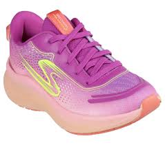 Skechers Neon Pink Multi Max Cushioning Ascend Aura Speed Children's Sneaker