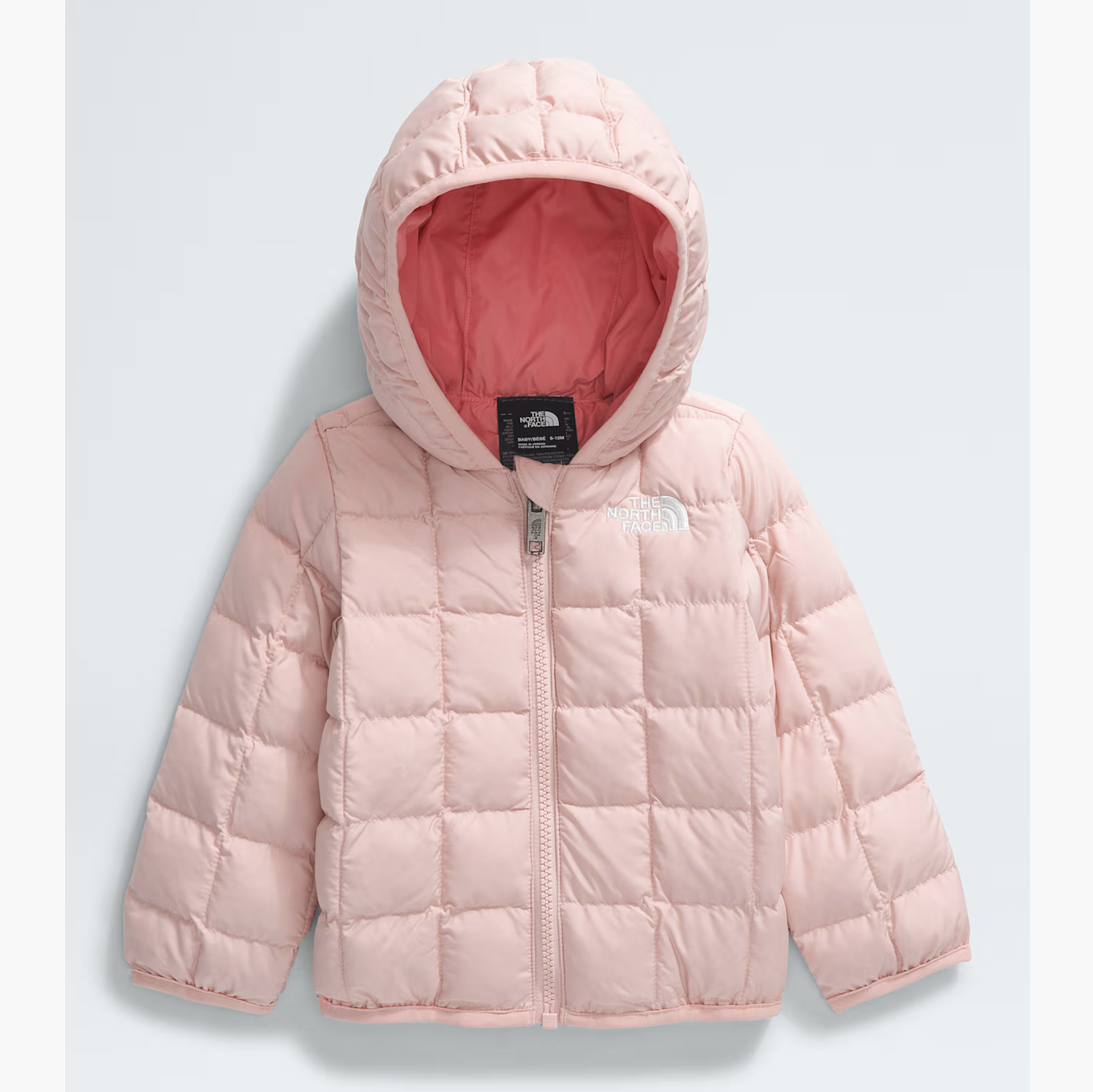 The North Face Pink Moss Reversible Thermoball Baby Jacket 6 12M