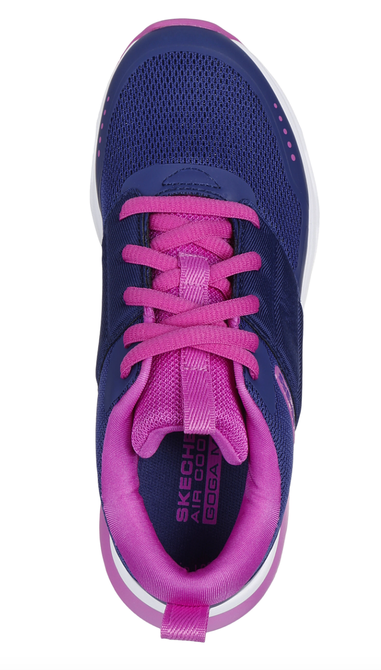 Skechers Navy/Purple Glide-Step Children's Sneaker