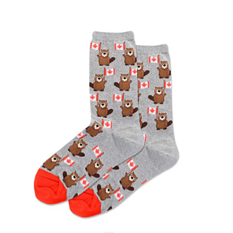 Hot Sox Canada Beavers Crew Socks