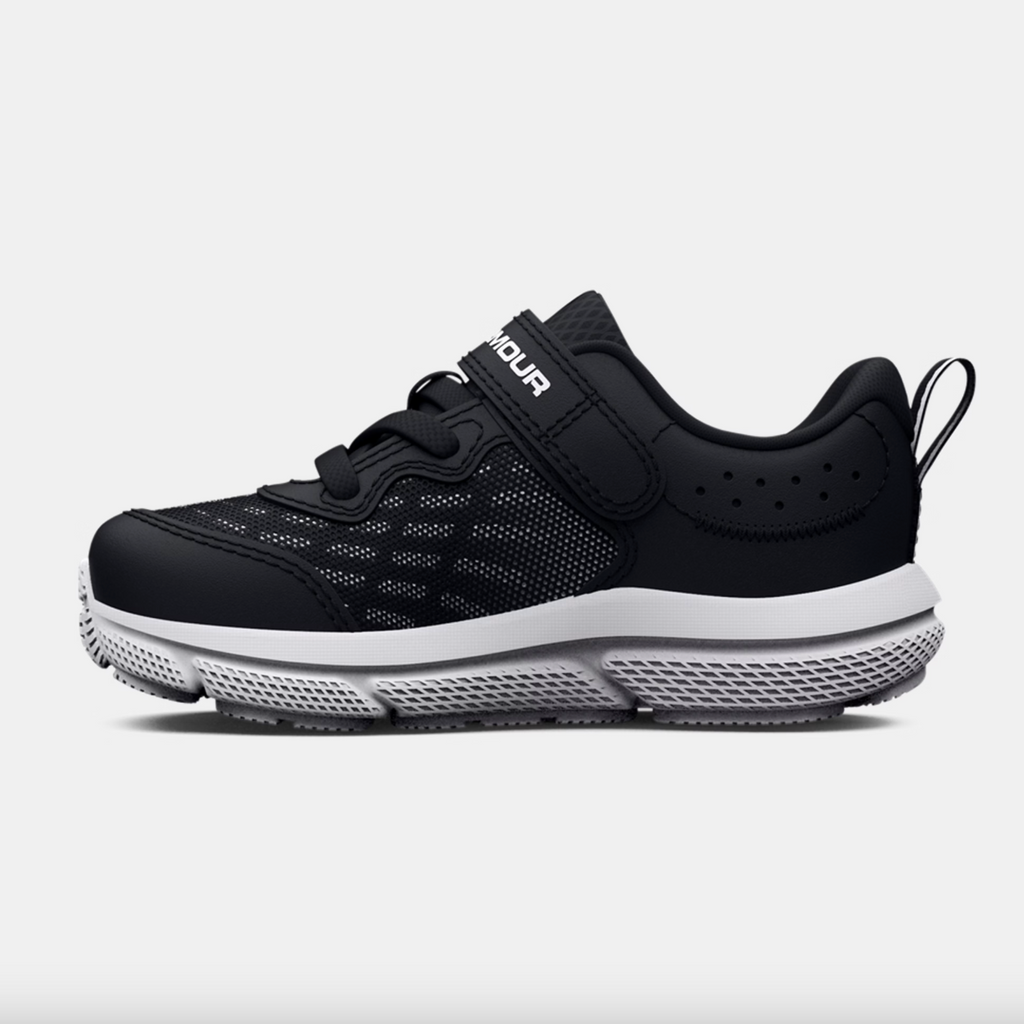 Under Armour Black/White Assert 10 Toddler A/C Sneaker