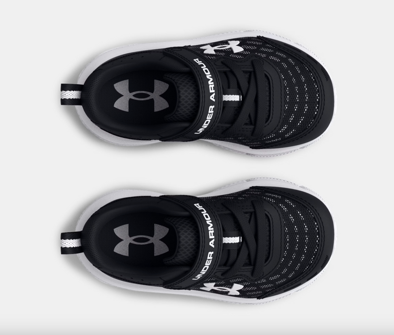 Under Armour Black/White Assert 10 Toddler A/C Sneaker