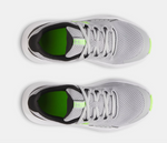 Under Armour Mod Grey/Black/Hyper Green Surge 4 Youth Sneaker