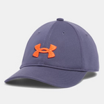 Under Armour Downpour Grey/Fire Youth Adjustable Blitzing Low Cap