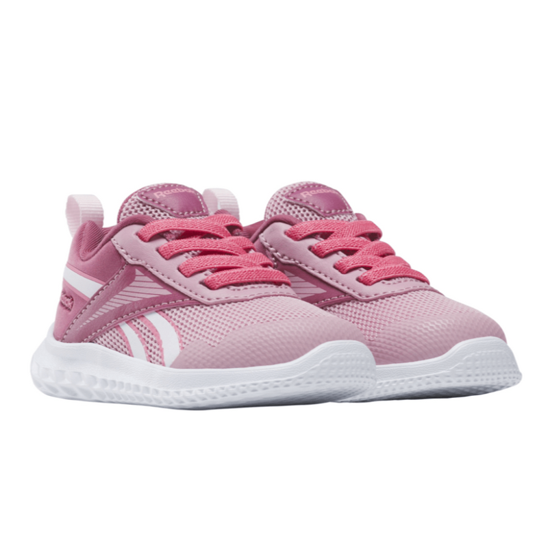 Reebok Dusty Rose/Studio Pink/White Rush Runner 5 A/C Toddler Sneaker