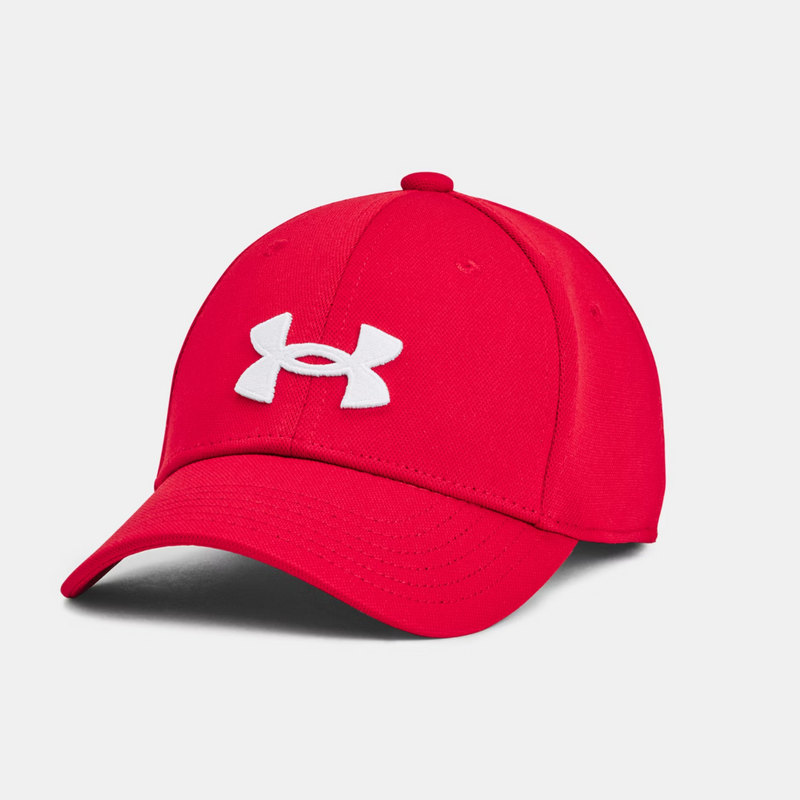 Under Armour Red/White Youth Blitzing Low Cap