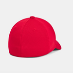 Under Armour Red/White Youth Blitzing Low Cap