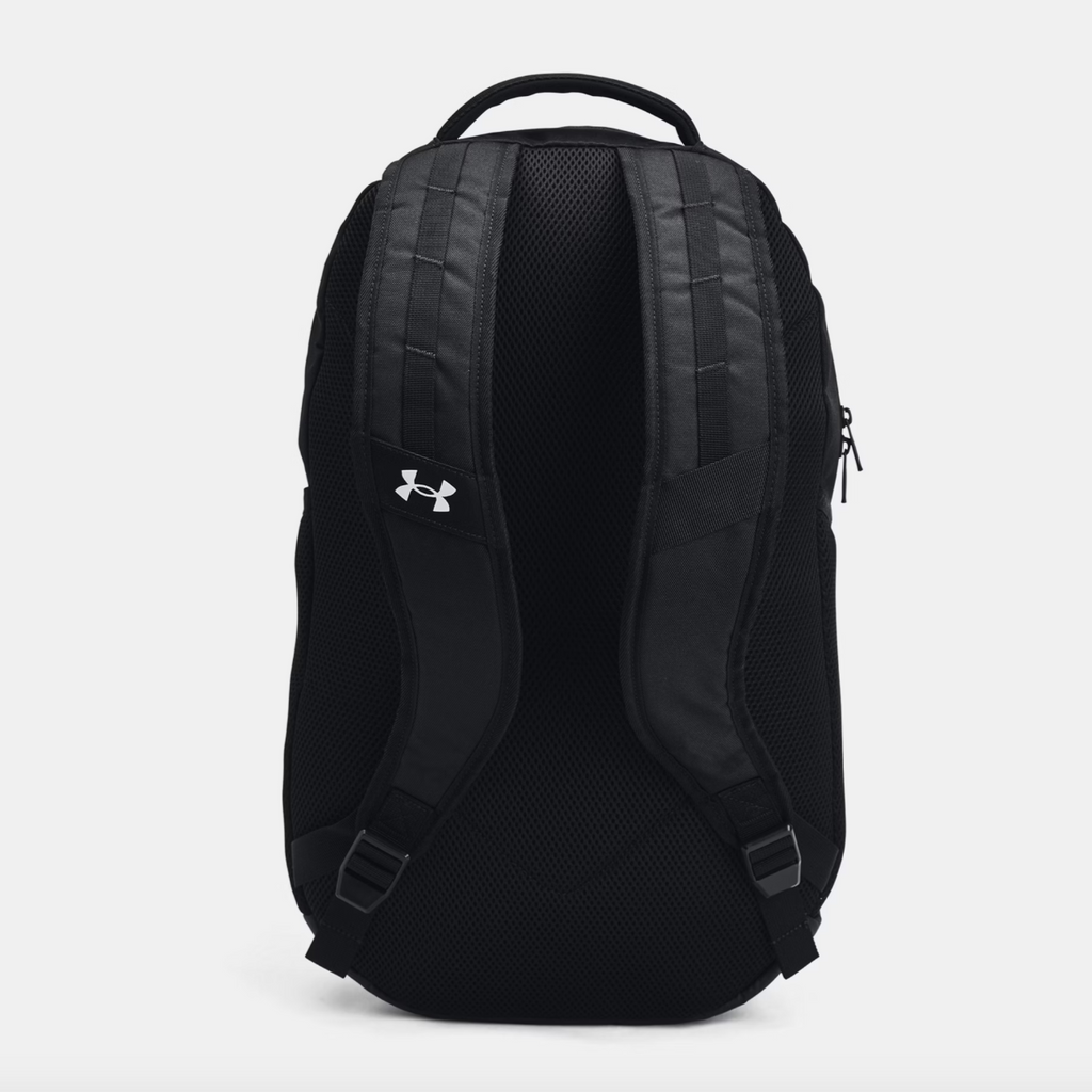Under Armour Black/White Hustle 6.0 Backpack