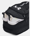 Under Armour Black/White Hustle 6.0 Backpack