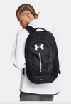 Under Armour Black/White Hustle 6.0 Backpack