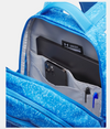 Under Armour Blue Atlantis/Metallic Silver Hustle 6.0 Backpack
