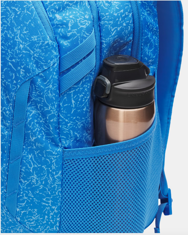 Under Armour Blue Atlantis/Metallic Silver Hustle 6.0 Backpack