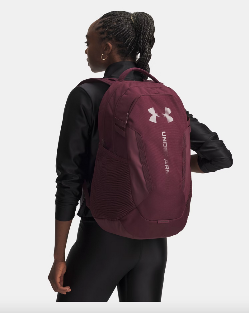 Under Armour Dark Maroon Hustle 6.0 Backpack