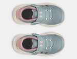 Under Armour Serpentine/Stone/Metallic Tourmaline Pink Surge 4 A/C Toddler Sneaker