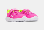 Under Armour Rebel Pink/High Vis Yellow/White Assert 10 A/C Toddler Sneaker