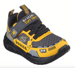 Skechers Charcoal/Yellow Skech Tracks Toddler Sneaker