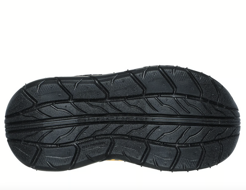 Skechers Charcoal/Yellow Skech Tracks Toddler Sneaker