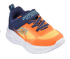 Skechers Navy/Orange Meteor Lights Krendox Children's Sneaker