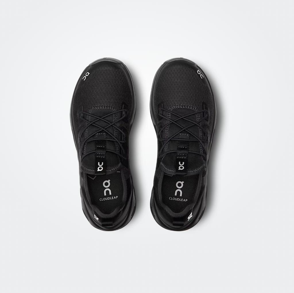 On Black/Eclipse Cloudleap Children's Sneaker