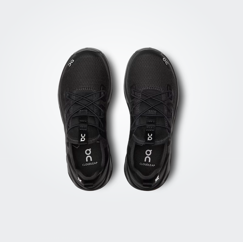 On Black/Eclipse Cloudleap Children's Sneaker
