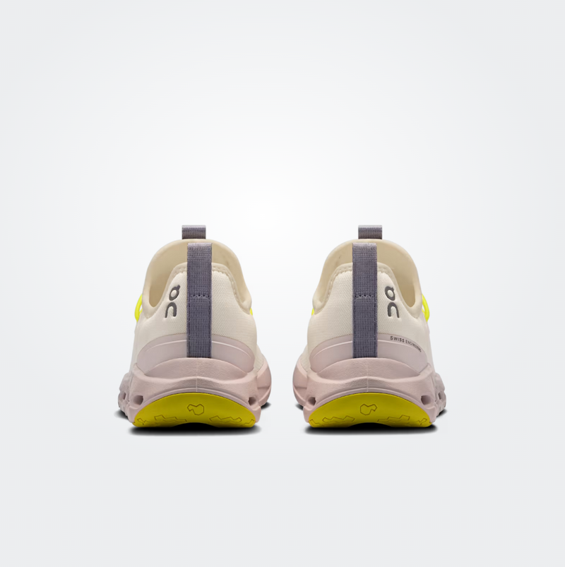 On Ivory/Orchid Cloudleap Children's Sneaker