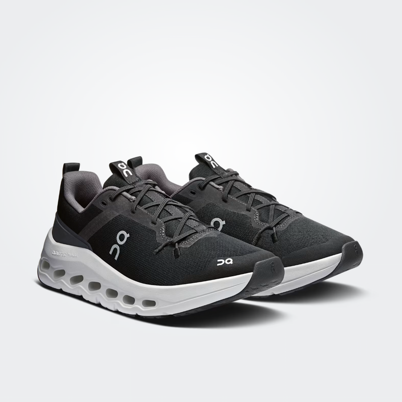 On Black/White Cloudleap Youth Sneaker