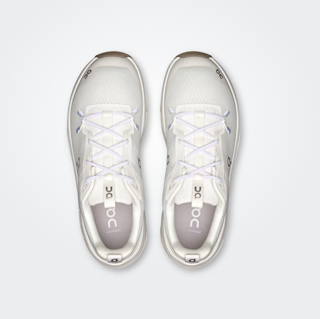 On White/White Cloudleap Youth Sneaker