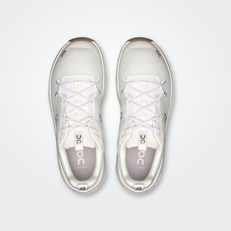On White/White Cloudleap Youth Sneaker