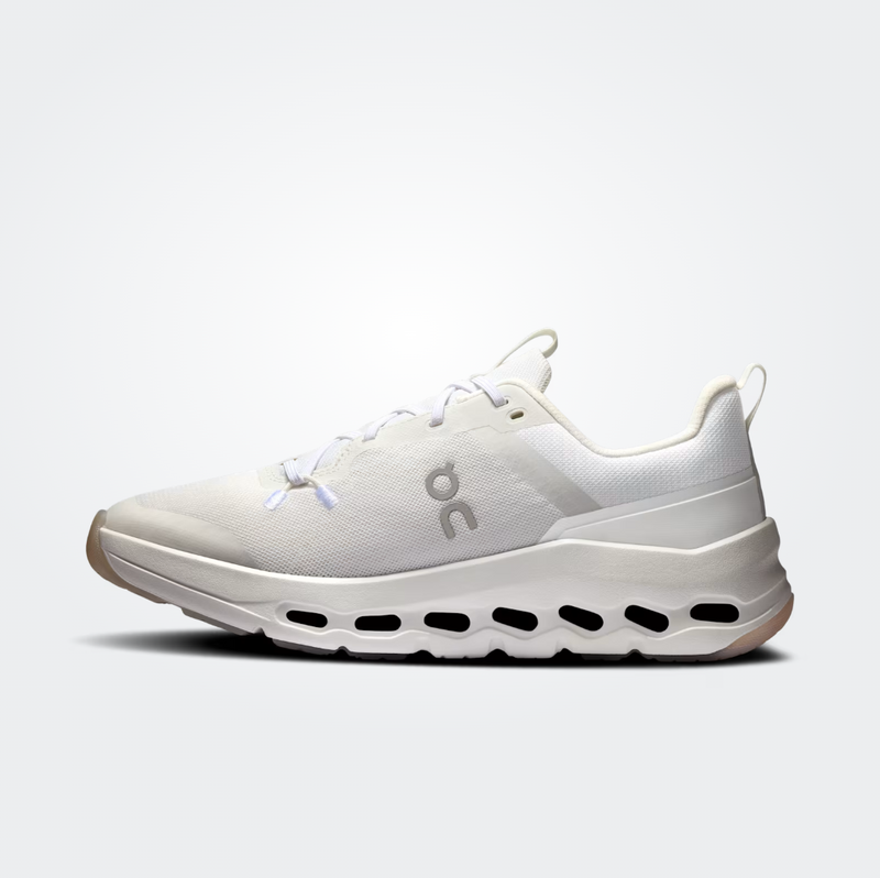 On White/White Cloudleap Youth Sneaker
