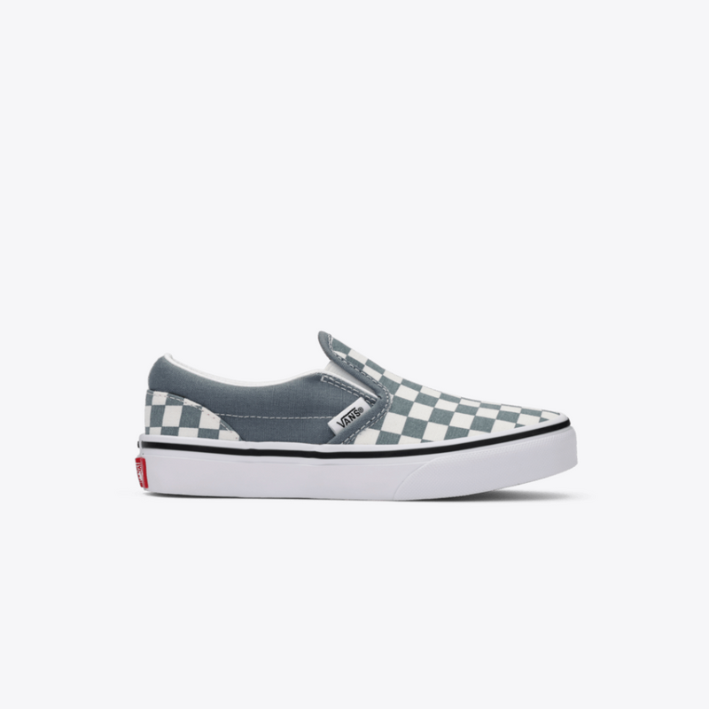 VANS Stormy Weather Checkerboard Classic Slip-On Children's Sneaker