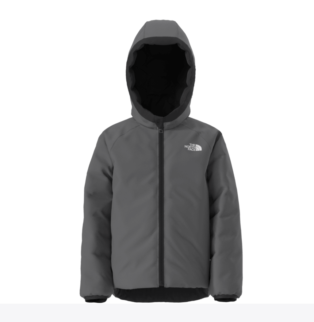 The North Face TNF Black/Smoked Pearl Kids Reversible Perrito Jacket