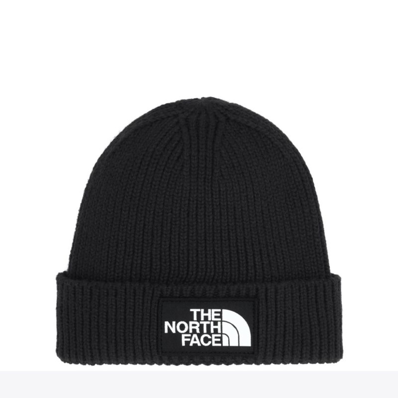 The North Face TNF Black Baby Logo Box Beanie