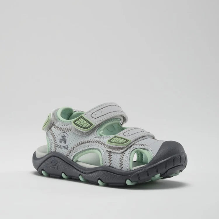 Kamik Light Grey Seaturtle2 Toddler Sandal