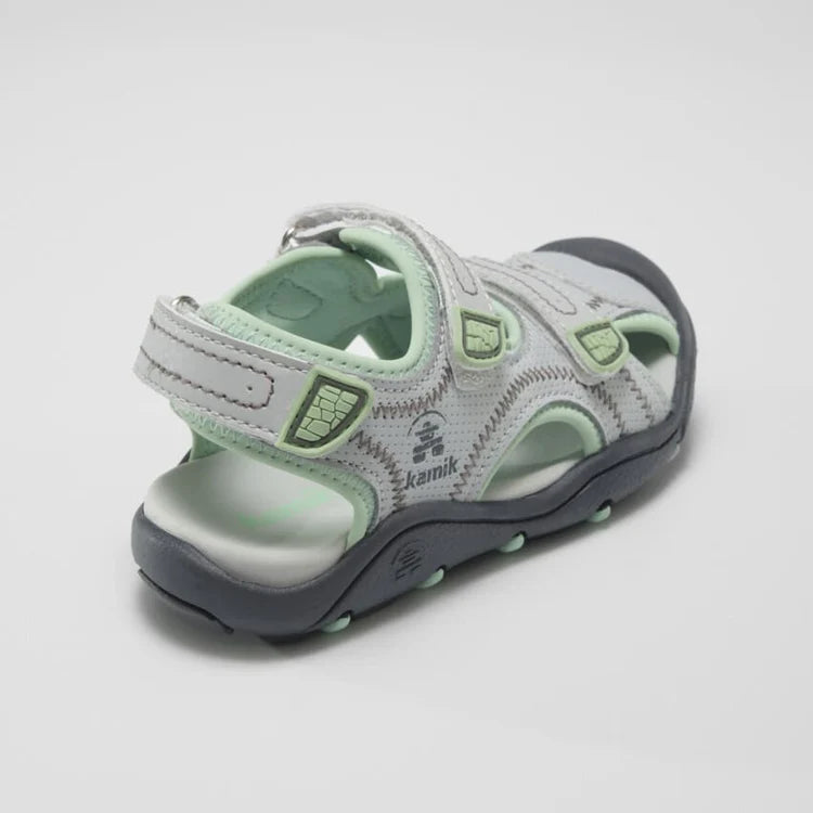 Kamik Light Grey Seaturtle2 Toddler Sandal