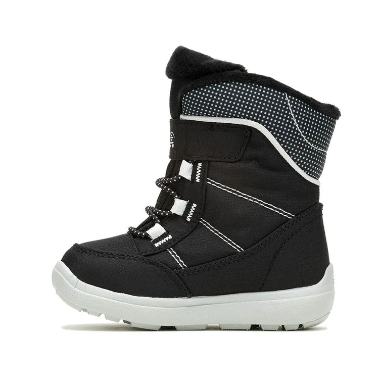 Kamik Black/White Stance Toddler Boot