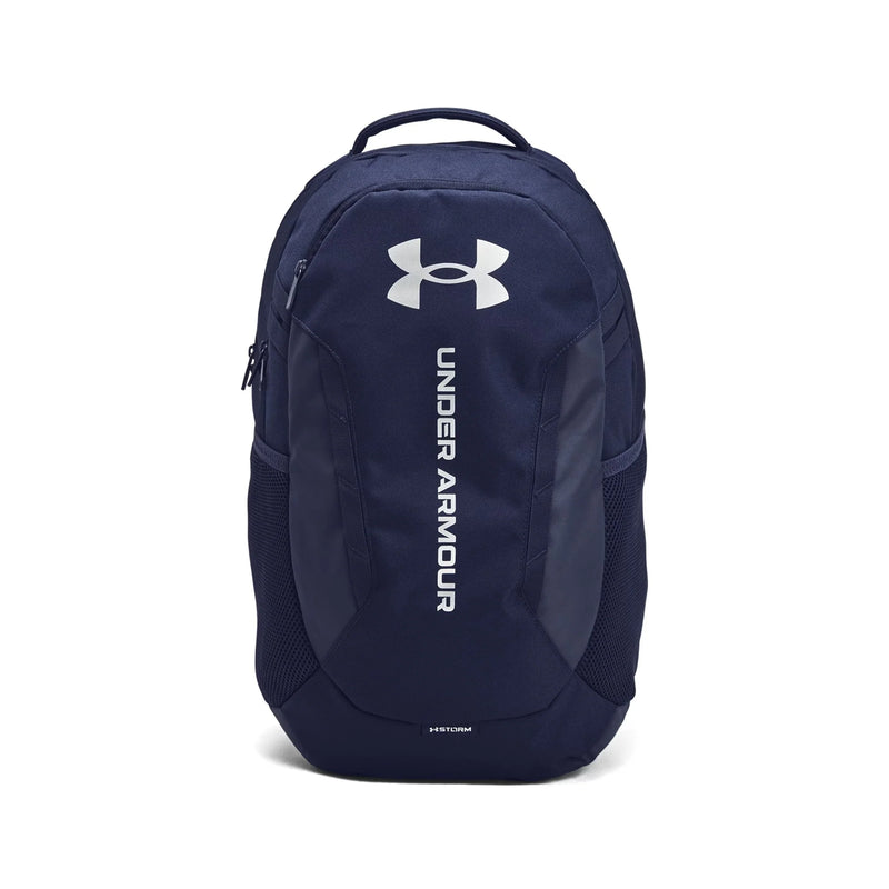 Under Armour Midnight Navy/Metallic Silver Hustle 6.0 Backpack