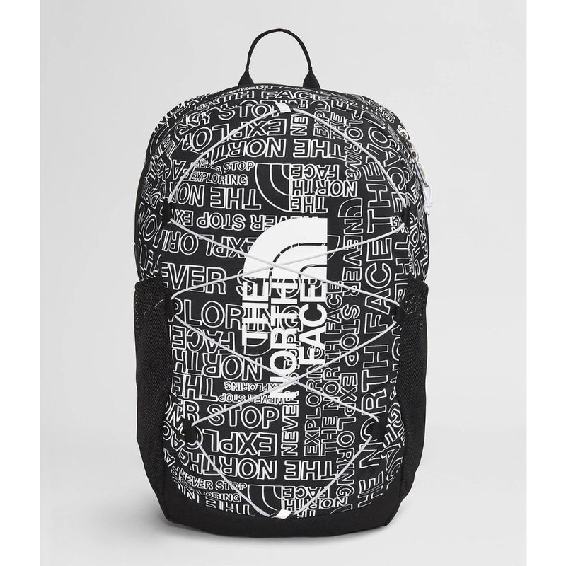 The North Face TNF Black Marker Logo Print Youth Court Jester Backpack