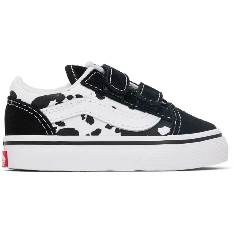 VANS Cow Black/White Toddler Sneaker