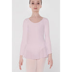 Wear Moi Pink Fantaisie Long Sleeved Skirted Leotard