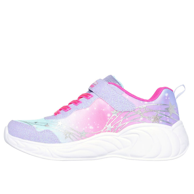 Skechers Lavender/Hot Pink Unicorn Dreams S-Lights Children's Sneaker