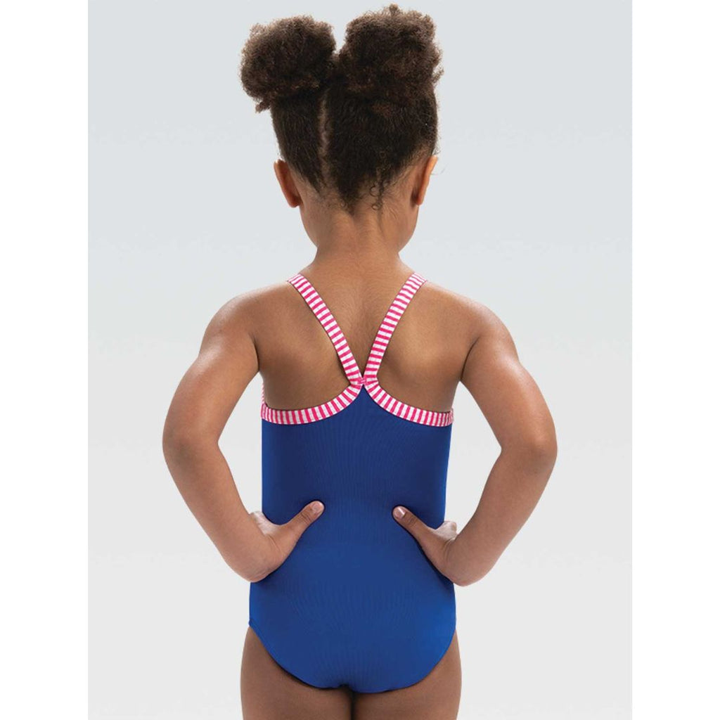 Dolfin Blue One Piece Toddler Swimsuit