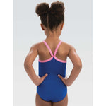 Dolfin Blue One Piece Toddler Swimsuit