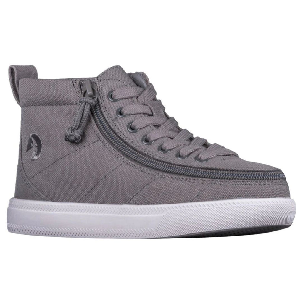 Billy Dark Grey Classic High Top Children's Sneaker