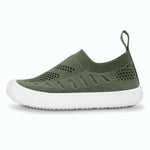 Jan & Jul Army Green Knit Slip On Shoes