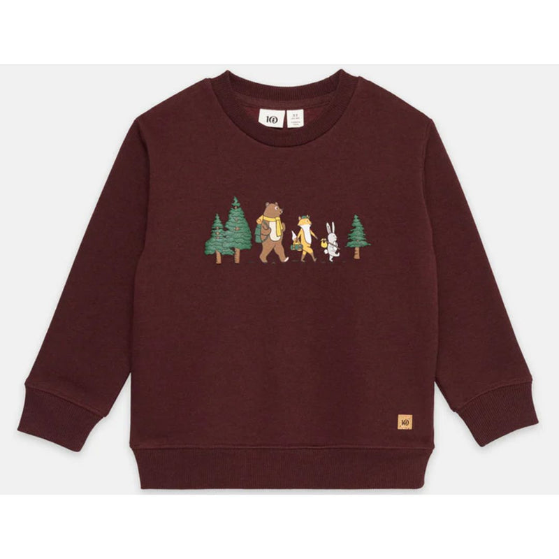 tentree Mulberry/Eden Forest Walk Kids Crew Sweater