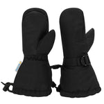 Jan & Jul Black Toasty-Dry Waterproof Mitten