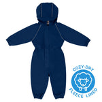 Jan & Jul Nebula Blue Cozy-Dry Fleece Lined Rain Play Suit